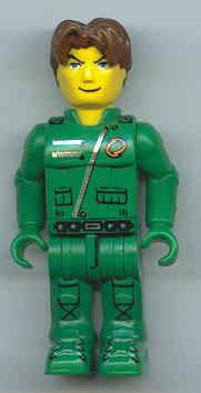 LEGO Minifigure-Jack Stone - Green Jacket-4 Juniors / Jack Stone-js021-Creative Brick Builders